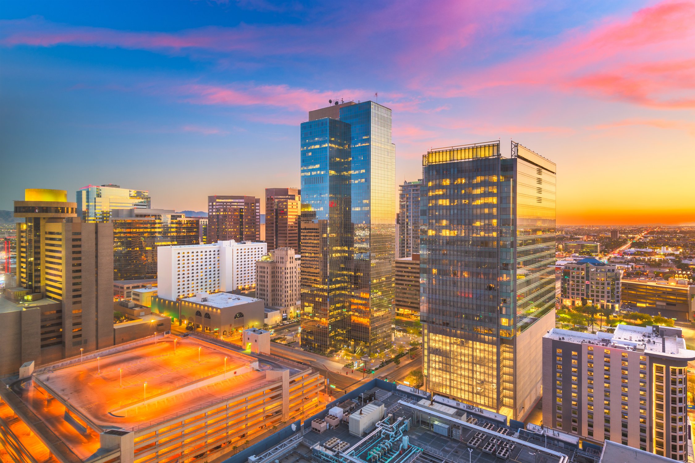 Phoenix, Arizona, USA Cityscape